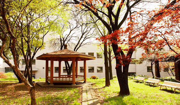 Outdoor rest area among relaxation of KICTE