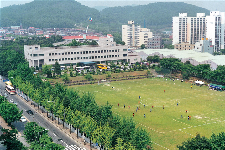 건설기술교육원 체육시설 중 축구장